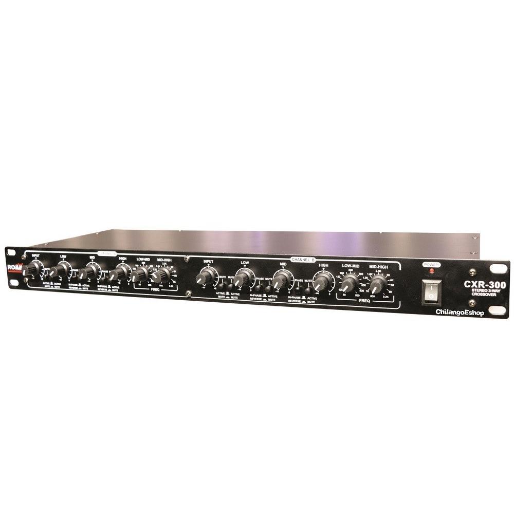 Crossover Profesional 3 Vías Estéreo Romms Cxr 300