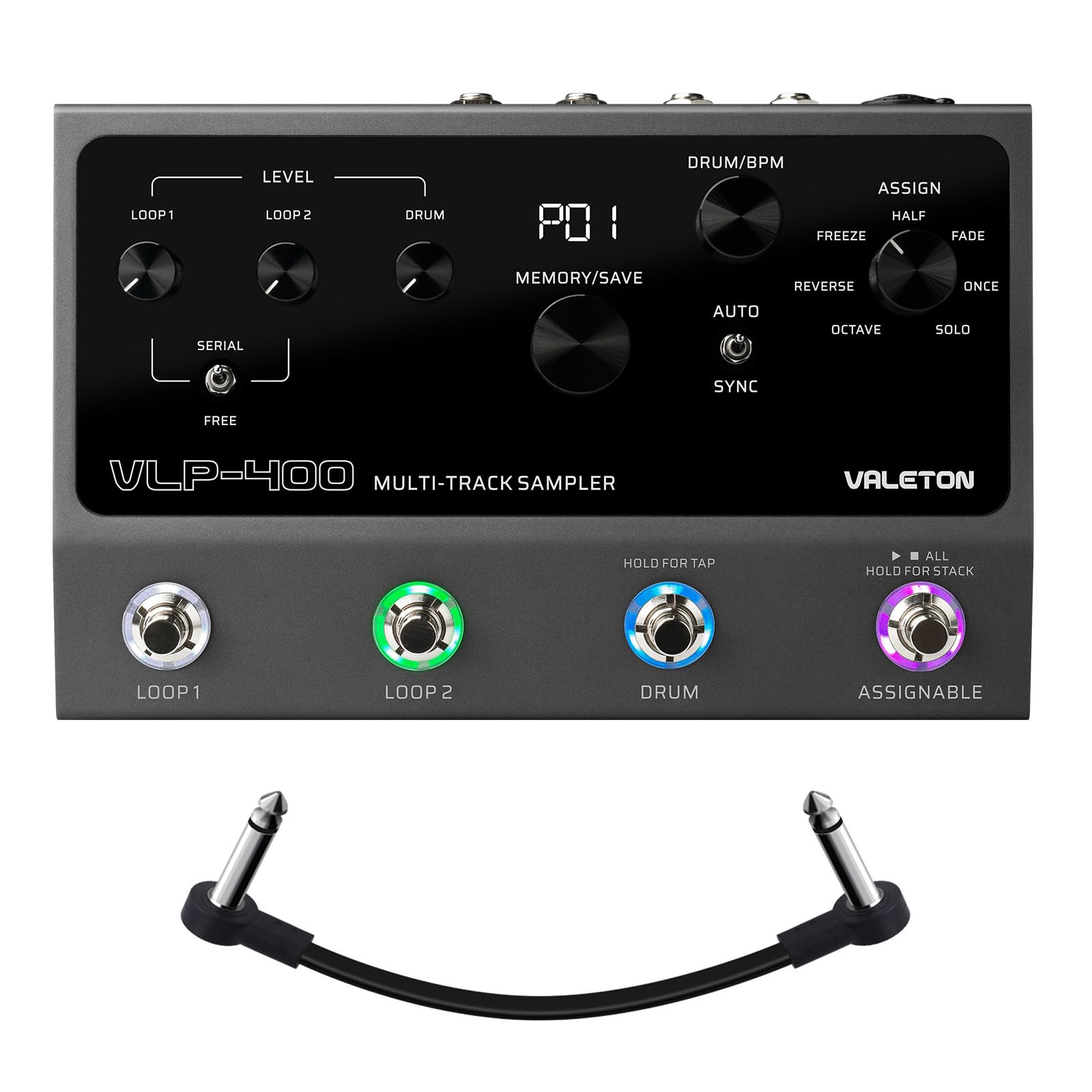 Foto 2 pulgar | Estación De Bucle Para Guitarra Looper Pedal Valeton Vlp-400 Con Batería - Venta Internacional.