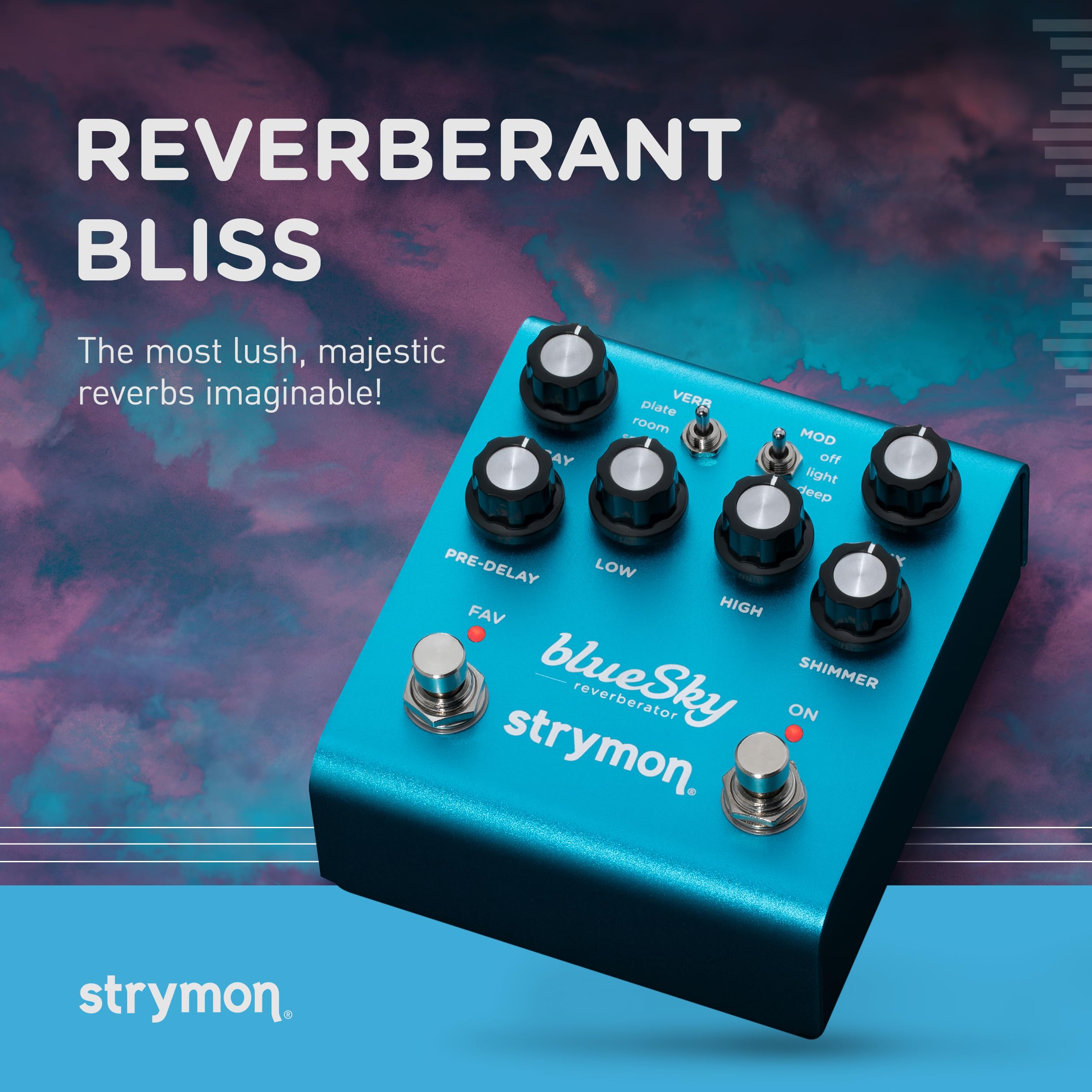 Foto 3 pulgar | Pedal De Efectos De Guitarra Strymon Bluesky V2 Con Reverberaciones - Venta Internacional.