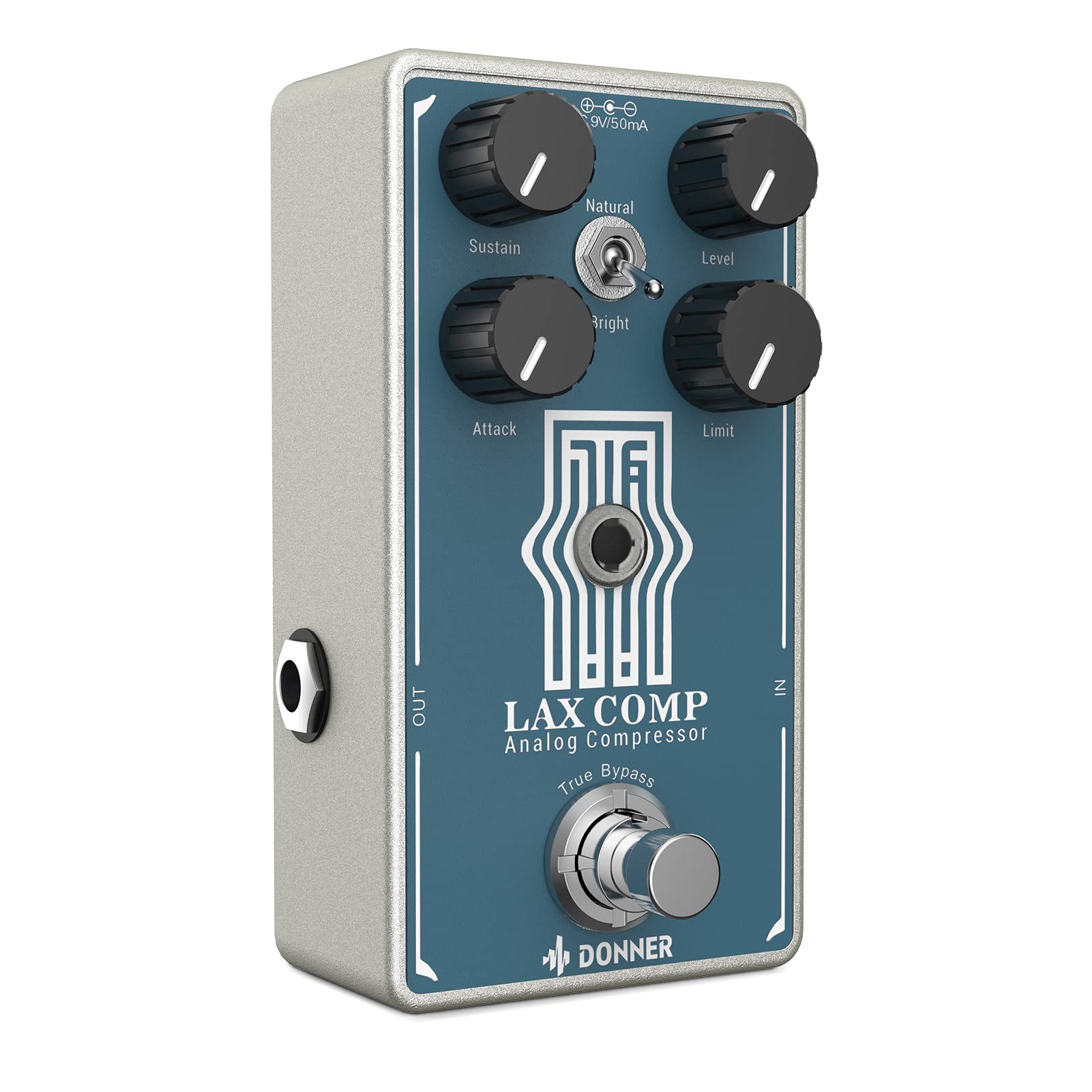 Foto 2 pulgar | Pedal Compresor Donner Lax Comp Para Guitarra Y Bajo - Venta Internacional.