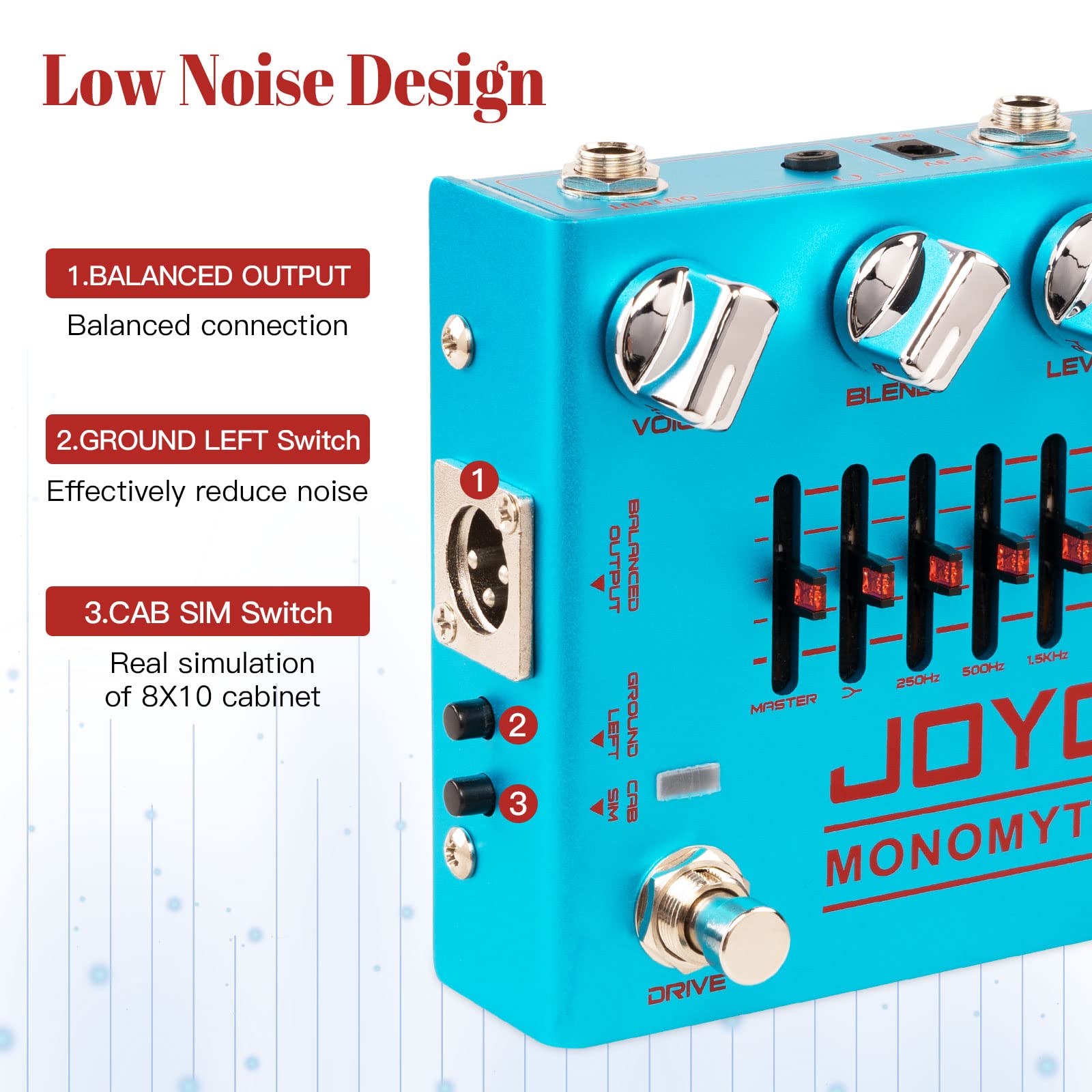 Foto 4 | Pedal Para Bajo Joyo Monomyth R-26 Overdrive Amp W/ Eq - Venta Internacional.