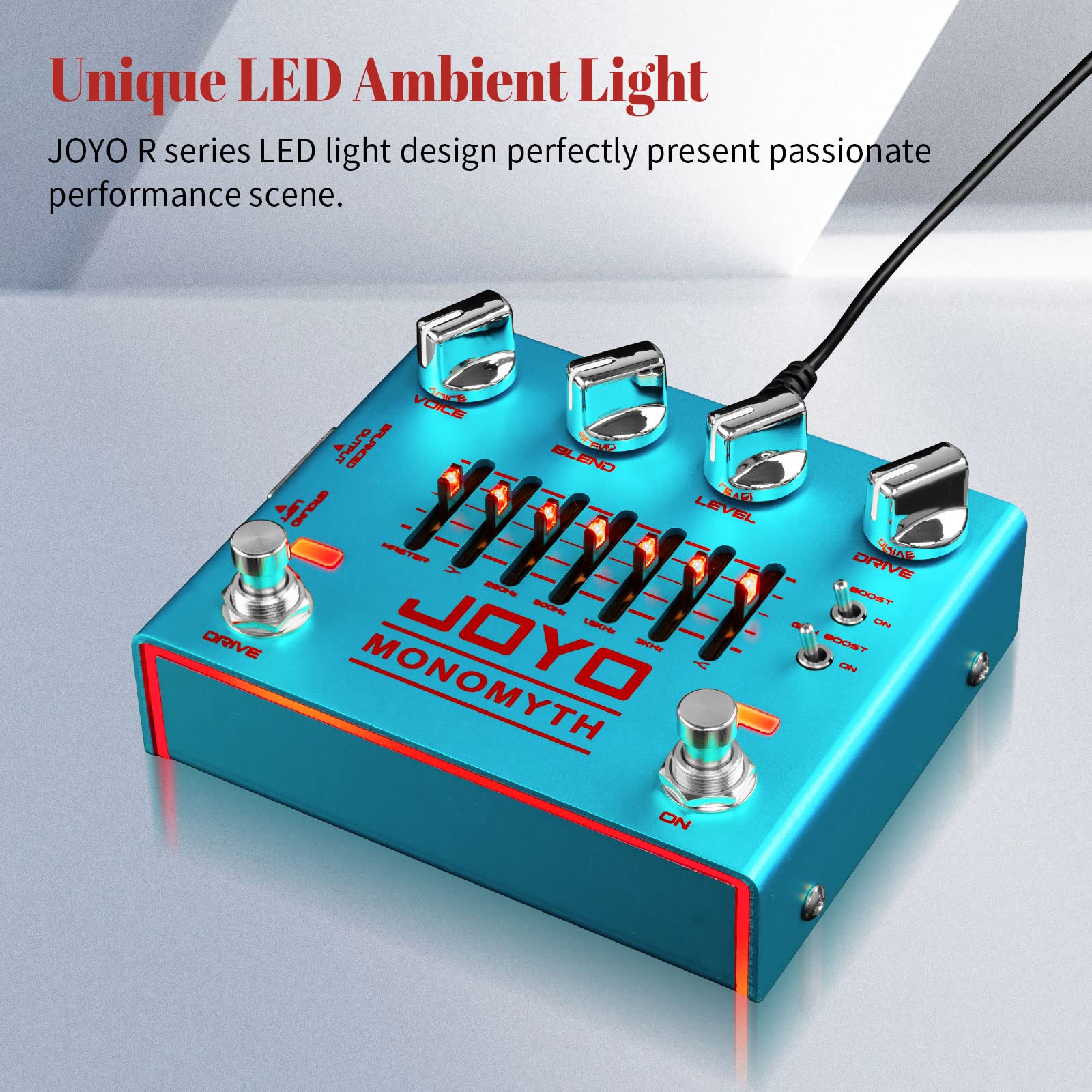 Foto 7 pulgar | Pedal Para Bajo Joyo Monomyth R-26 Overdrive Amp W/ Eq - Venta Internacional.