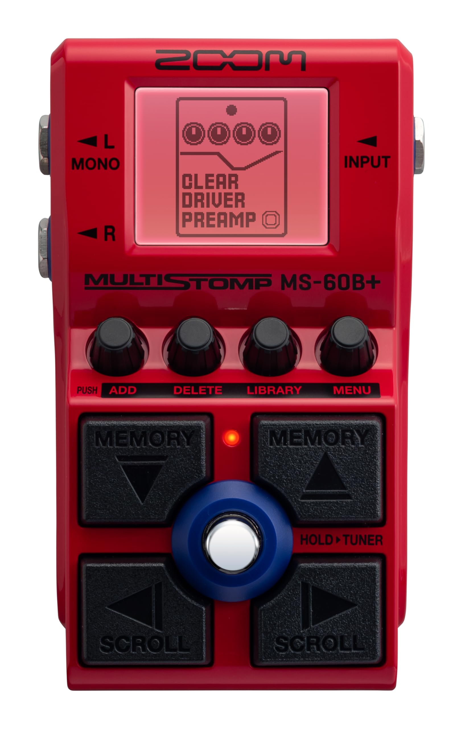 Foto 2 pulgar | Pedal De Efectos De Bajo Multistomp Zoom Ms-60b+ Con Más De 95 Efectos - Venta Internacional.