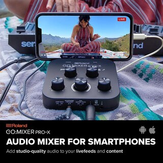 Foto 5 | Mezclador De Audio Roland Go:mixer Pro-x Para Smartphones - Venta Internacional.