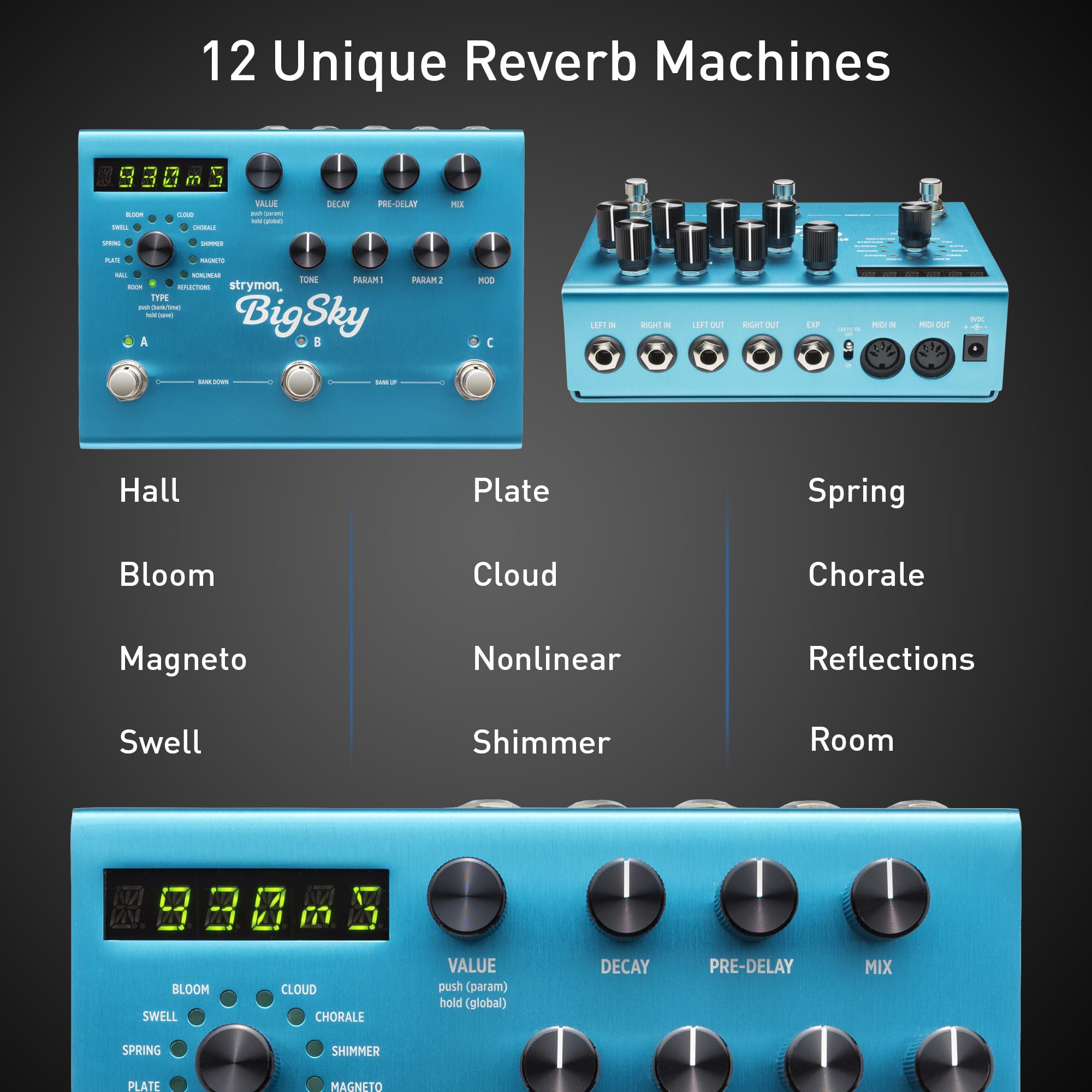 Foto 5 pulgar | Pedal De Efectos De Guitarra Strymon Bigsky Multi Reverb Machine - Venta Internacional.