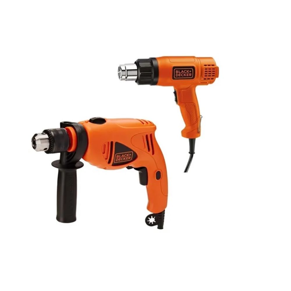 Pistola Calor Black And Decker 1500 Taladro Rotomartillo Vel Variable 550