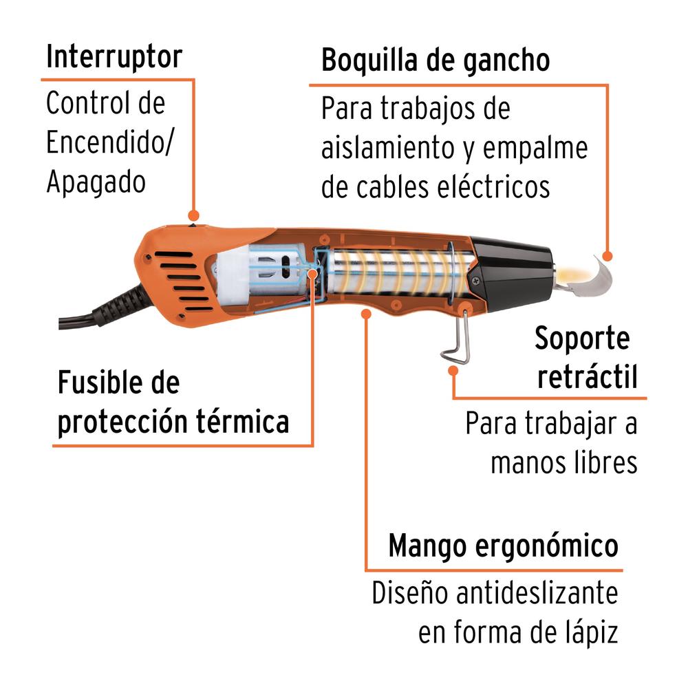 Foto 3 pulgar | Mini Pistola de Calor Truper PISCA-AM 350 W