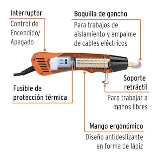 Foto 2 | Mini Pistola de Calor Truper PISCA-AM 350 W