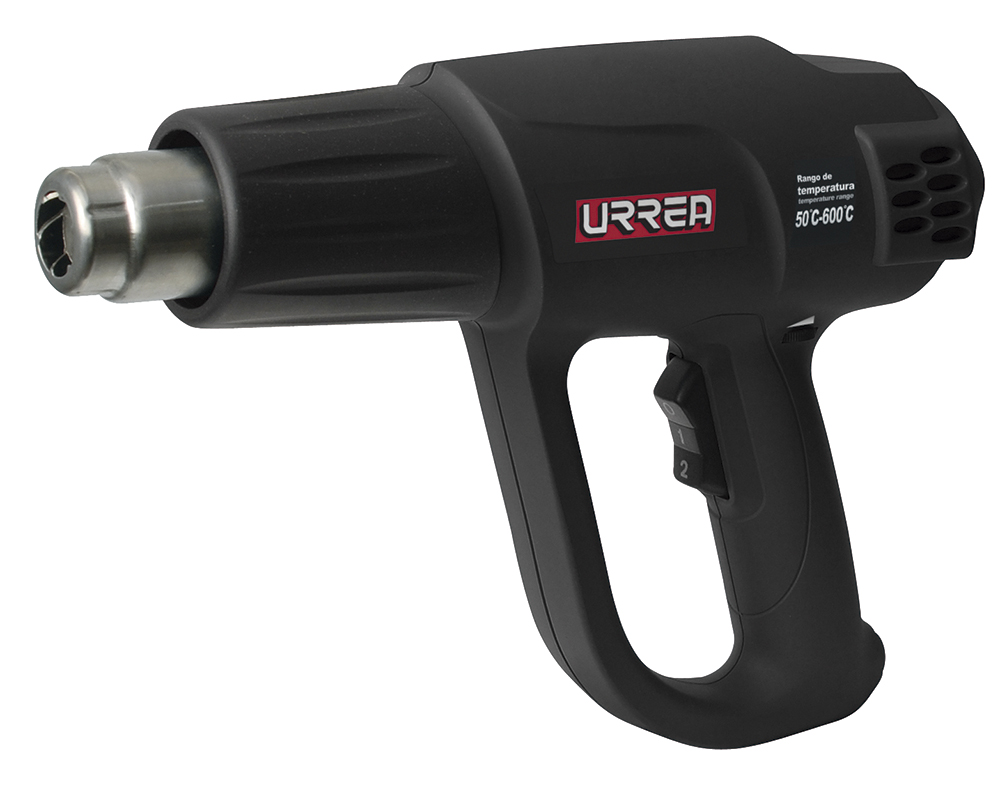 Pistola Calor Urrea 600°c 1800w 127v Tobera 1'' Uso Pesado