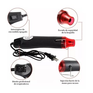 Foto 2 | Pistola de Calor Portátil Eo Safe Imports Esi-10989 Negro