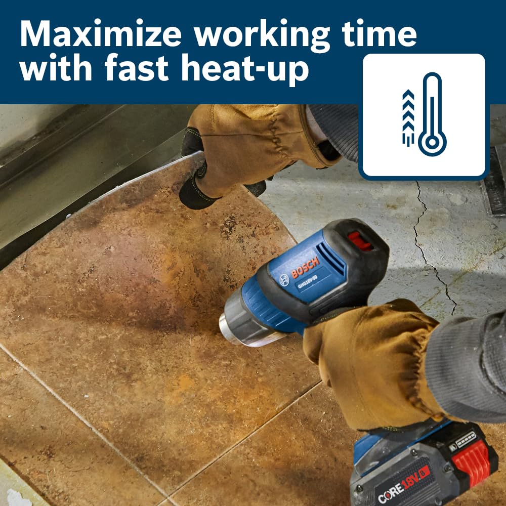 Foto 7 | Pistola De Calor Bosch Ghg18v-50n 18 V Inalámbrica Con 2 Temperaturas - Venta Internacional.