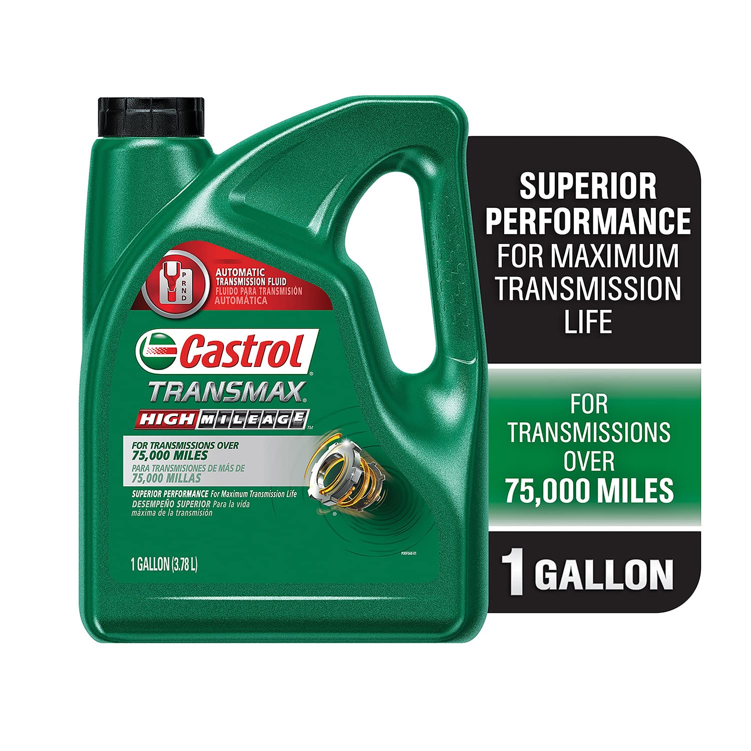 Foto 1 | Líquido De Transmisión Castrol Transmax High Mileage 3.78 L - Venta Internacional.