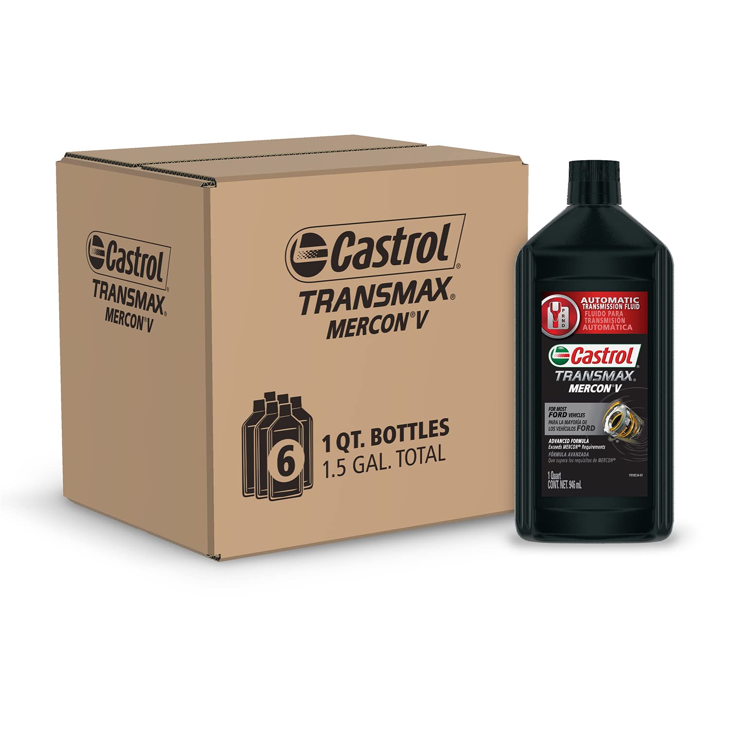 Foto 1 | Líquido De Transmisión Castrol Transmax Mercon V 1l (paquete De 6) - Venta Internacional.
