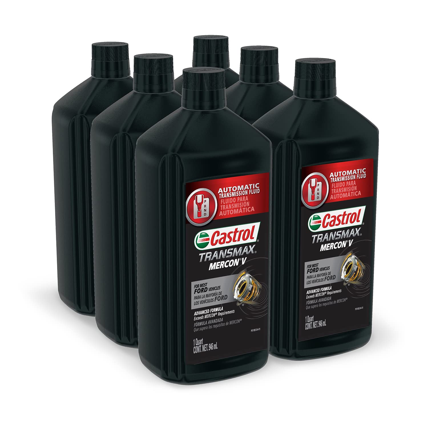 Foto 3 pulgar | Líquido De Transmisión Castrol Transmax Mercon V 1l (paquete De 6) - Venta Internacional.