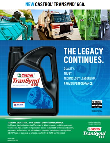 Foto 3 | Fluido De Transmisión Automática Castrol Transynd 668 18.9l - Venta Internacional.