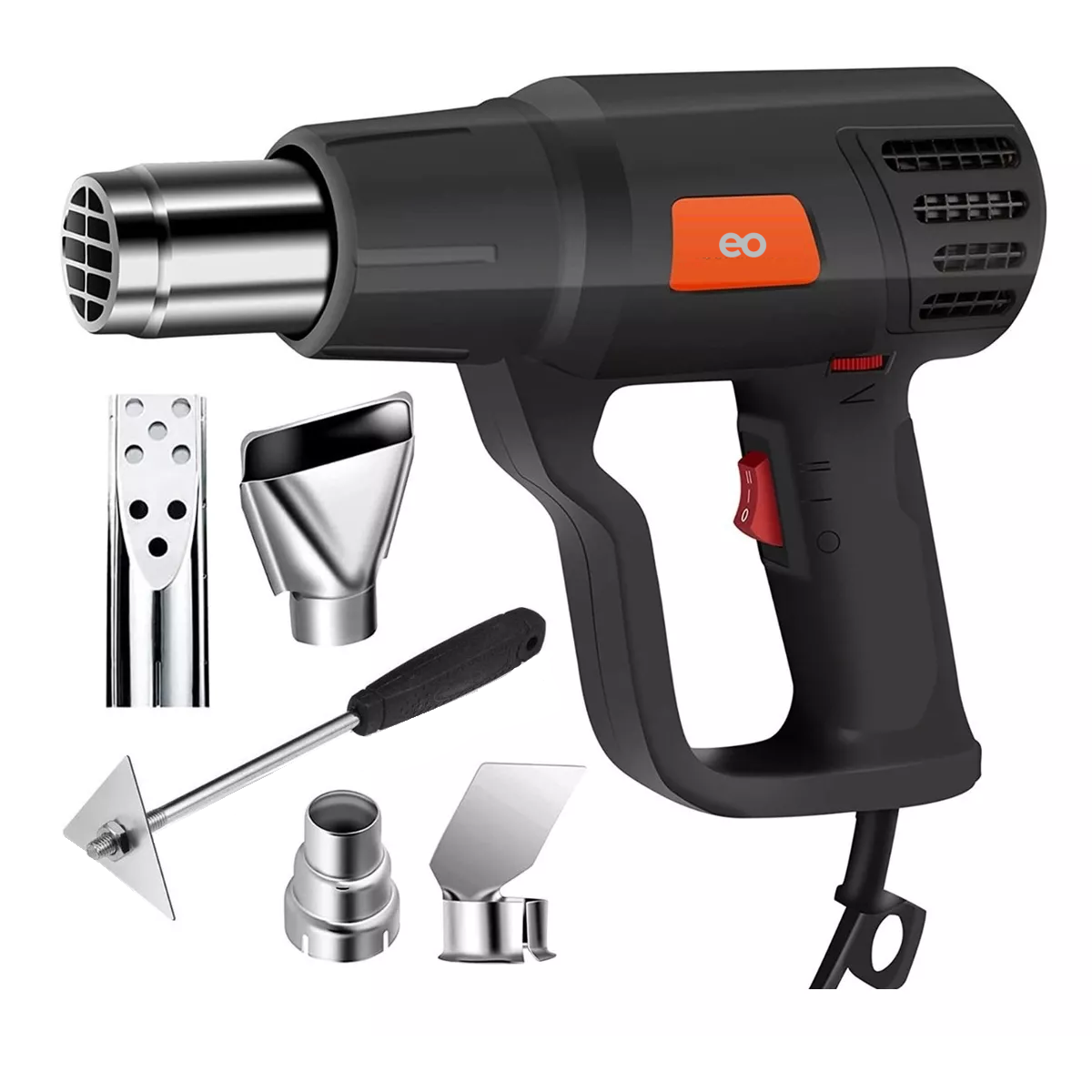 Foto 3 pulgar | Pistola De Calor De 2000w Temperatura Regulable Eo Safe Imports Esi-5925-1 Negro