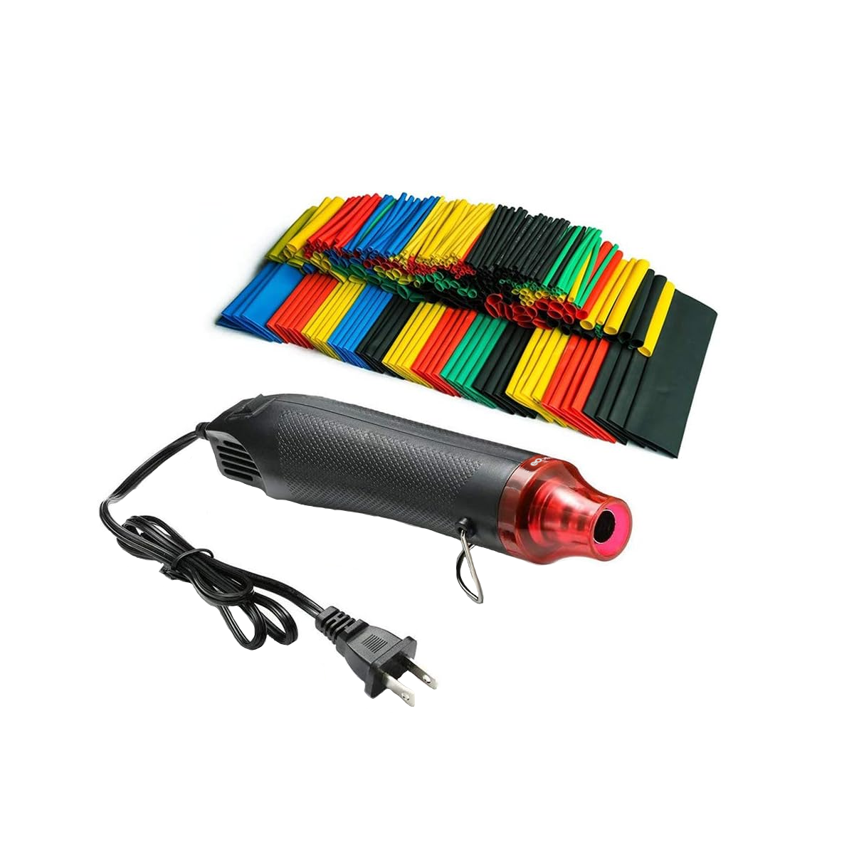Foto 1 | Pistola De Calor Portátil Y 530 Tubos Termorretráctiles Eo Safe Imports Esi-10989-1 Negro
