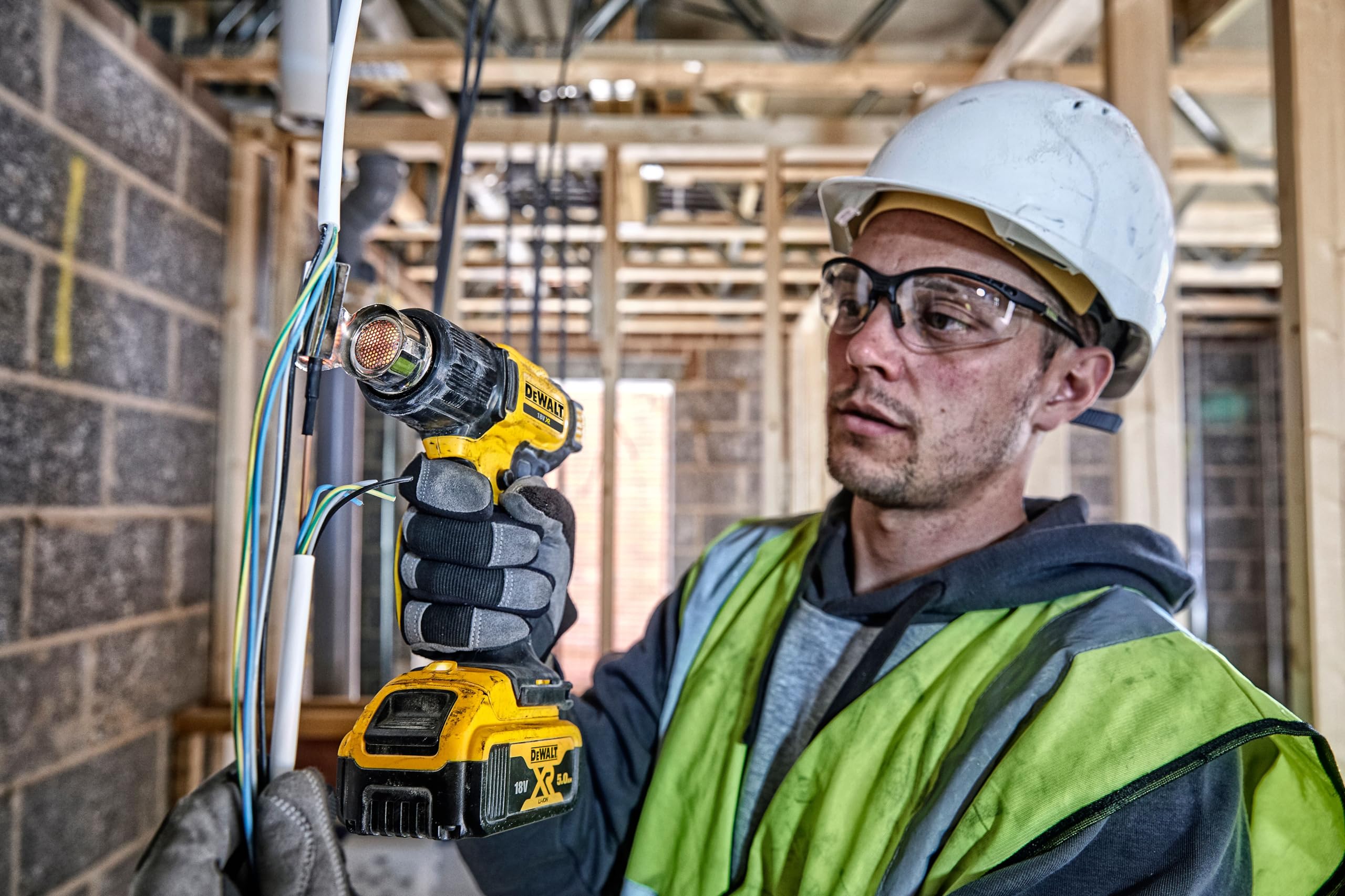 Foto 3 pulgar | Pistola De Calor Dewalt Dce530n Xr Inalámbrica, 18 V, Unidad Desnuda, 0,5 Kg - Venta Internacional.