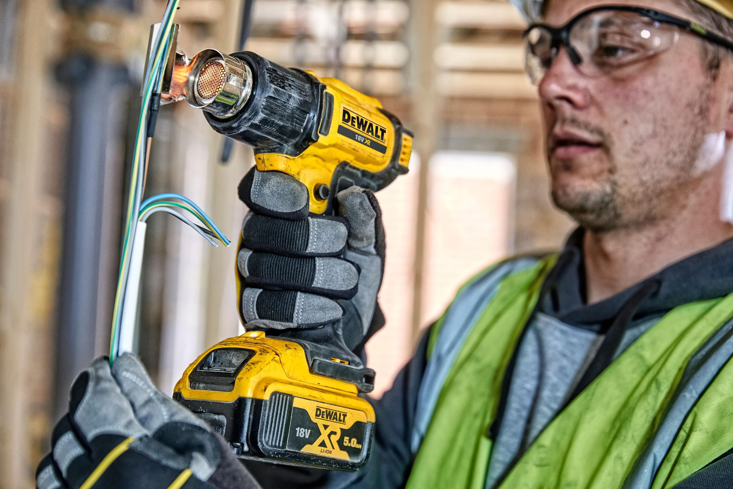 Foto 5 pulgar | Pistola De Calor Dewalt Dce530n Xr Inalámbrica, 18 V, Unidad Desnuda, 0,5 Kg - Venta Internacional.