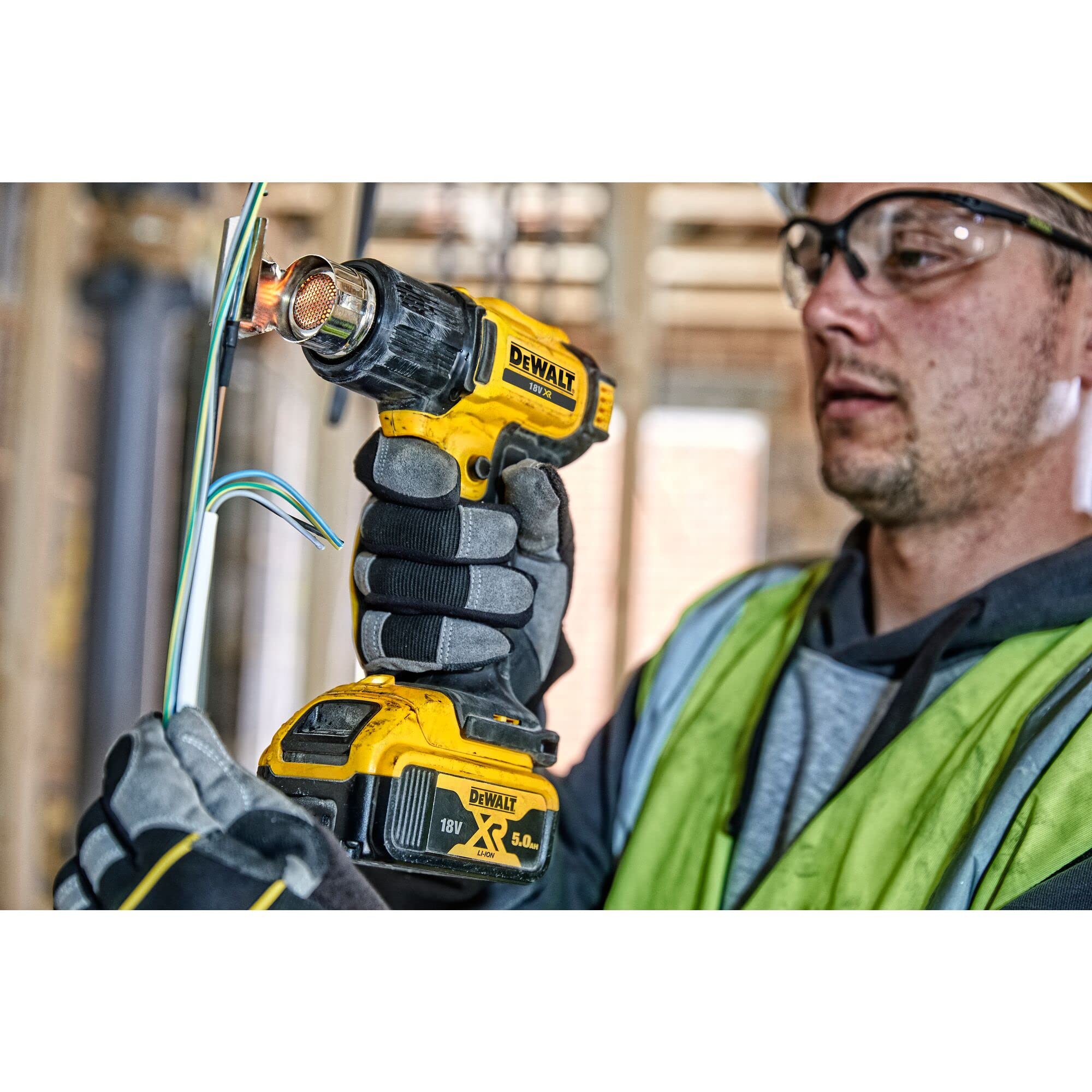 Foto 6 pulgar | Pistola De Calor Dewalt Dce530n Xr Inalámbrica, 18 V, Unidad Desnuda, 0,5 Kg - Venta Internacional.