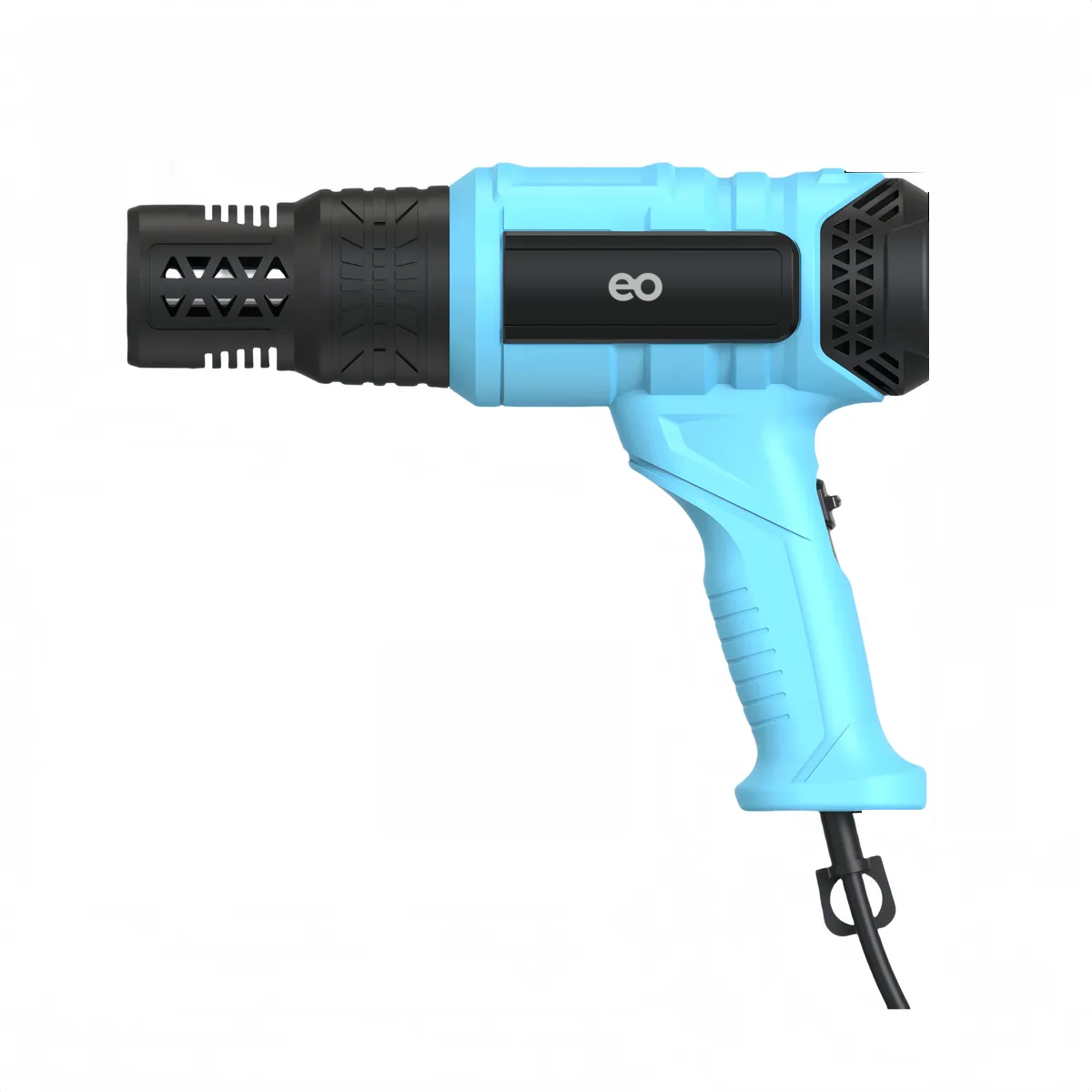 Pistola De Calor De 2000w, 9 Niveles De Temperatura,5 Boquillas Eo Safe Imports Esi-19755 Azul