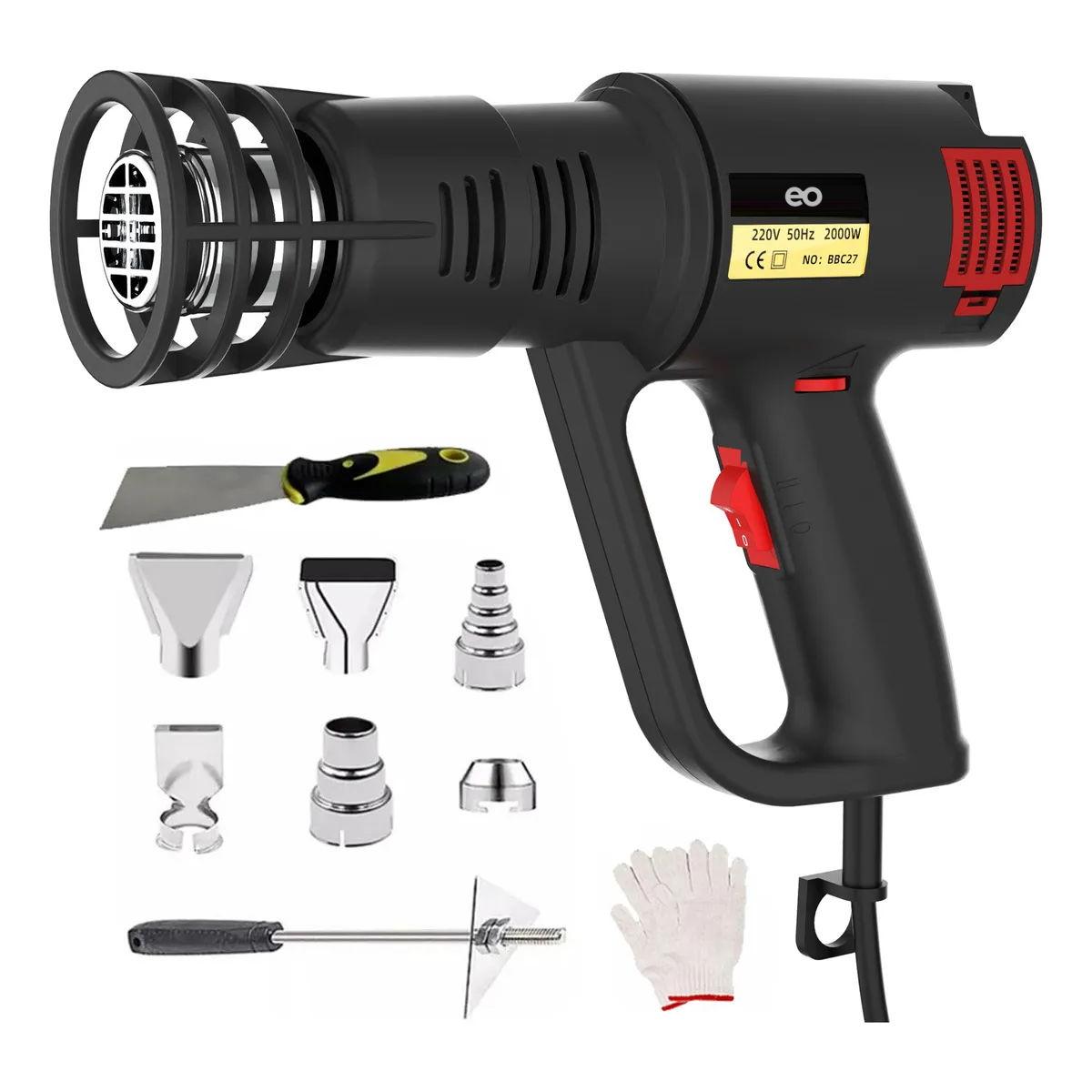 Foto 2 | Pistola de Calor Eo Safe Imports Negra