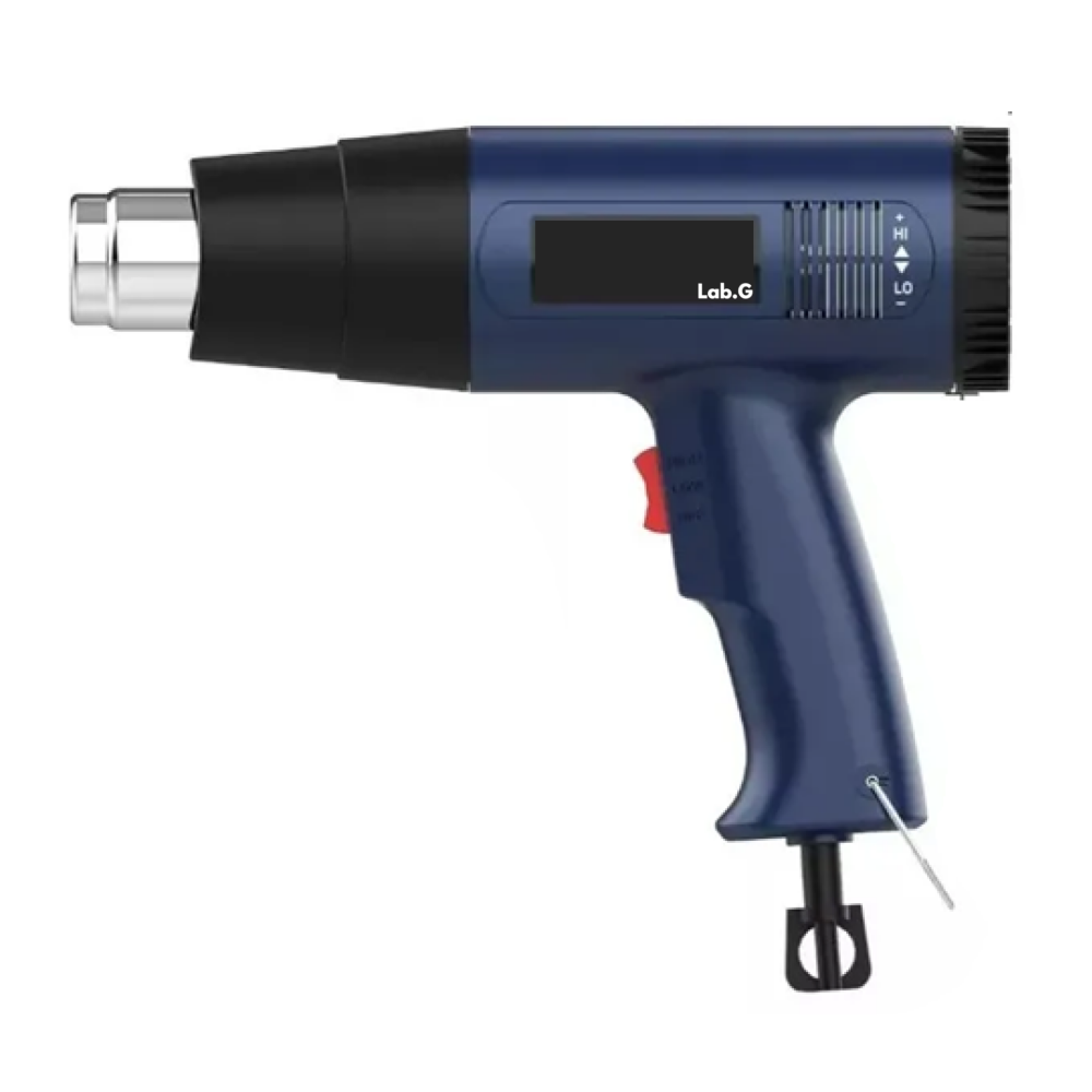 Foto 1 | Pistola De Calor 2000w Temperatura Regulable 10pz Lab.g  Azul Oscuro