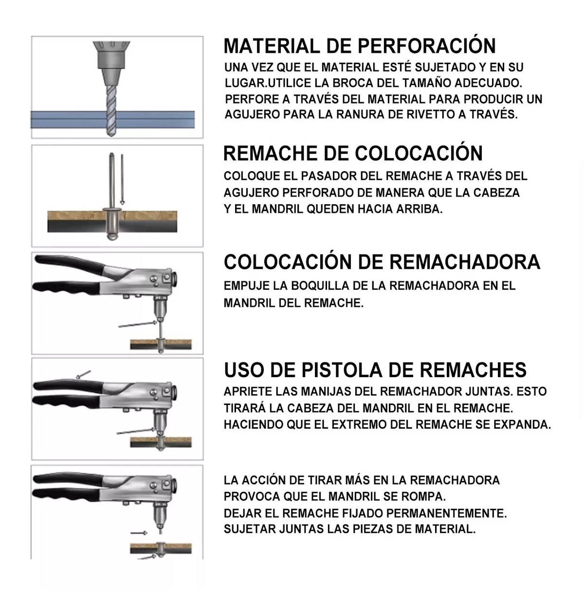 Foto 3 pulgar | Remachadora Profesional Lab.g C/boquillas De Cambio Rápido, Naranja/negro