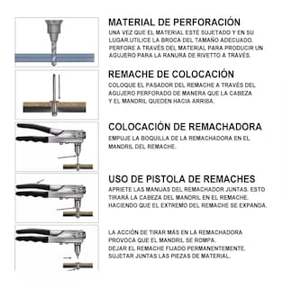 Foto 2 | Remachadora Profesional Lab.g C/boquillas De Cambio Rápido, Naranja/negro