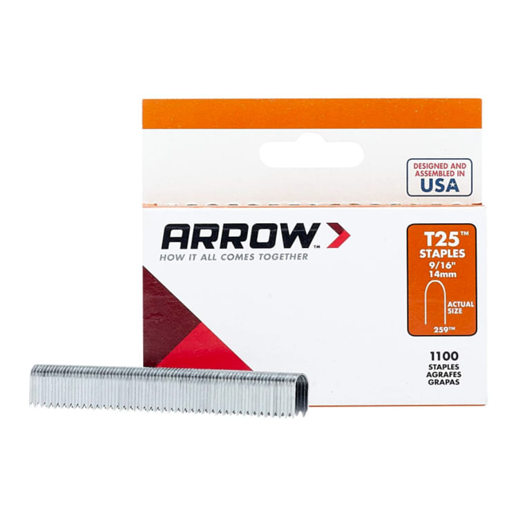 Grapas Concavas Arrow Fastener 259 9/16 plg