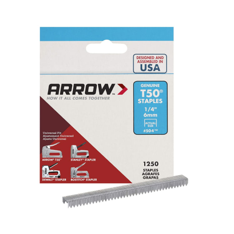 Foto 1 | Grapas Arrow Fastener 54024sp 1/4 plg
