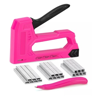 Foto 1 | Engrapadora tipo Pistola Ligera para Tapicería 2100 Grapas 3 en 1 Eo Safe Imports Esi-13360 Rosa