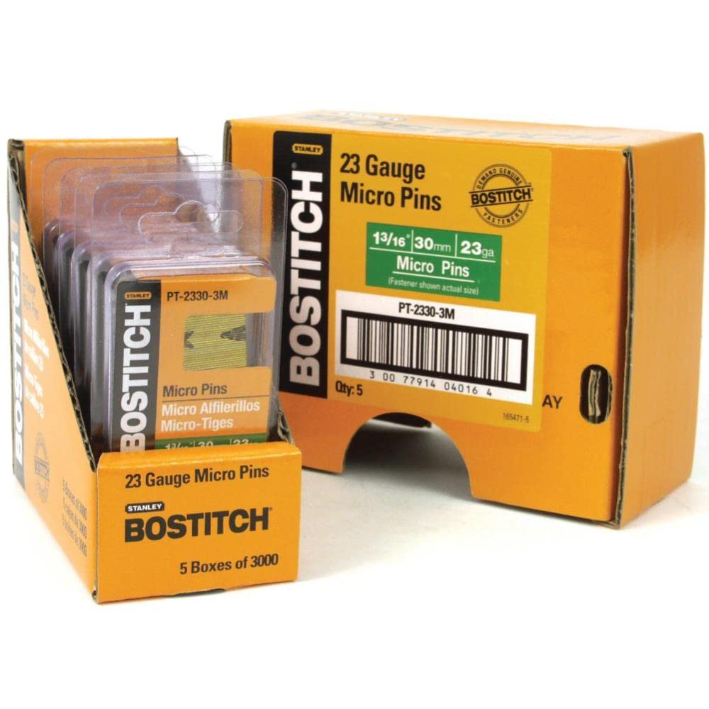 Foto 2 pulgar | Pin Nails Bostitch Pt-2330-3m 23ga 1,3 Cm, Paquete De 3000 - Venta Internacional.