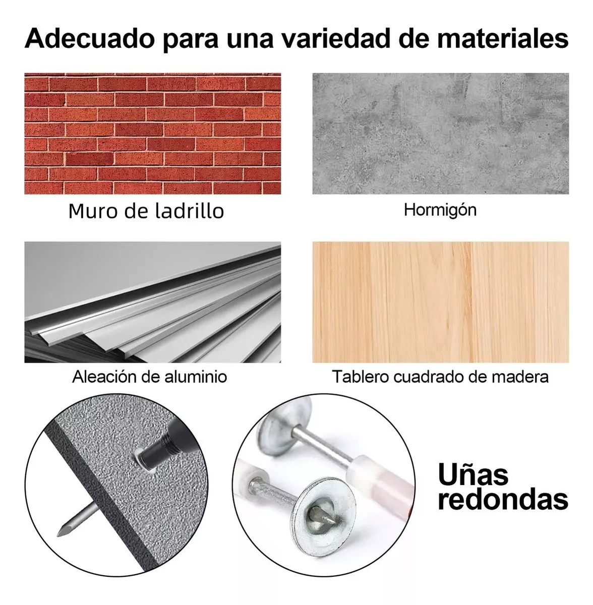 Foto 5 pulgar | Clavos Multipropósito Belug para Tubería de Agua 100 Piezas