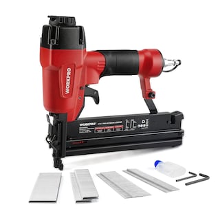 Foto 1 | Pistola De Clavos Y Grapadora De Corona Workpro Pneumatic 18ga 2 En 1 - Venta Internacional.