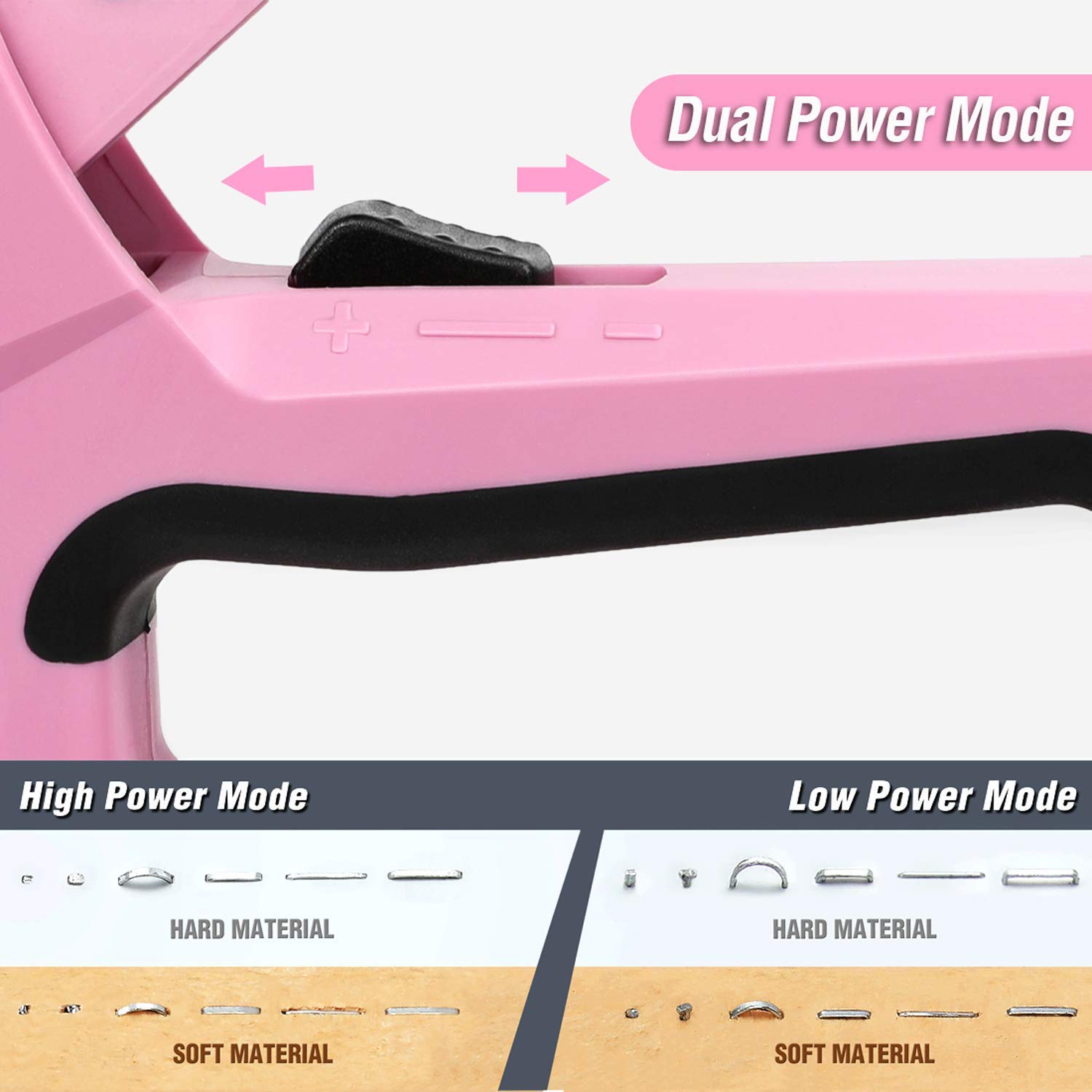 Foto 6 pulgar | Clavadora Manual Staple Gun Workpro Pink 6 En 1 Con Grapas - Venta Internacional.