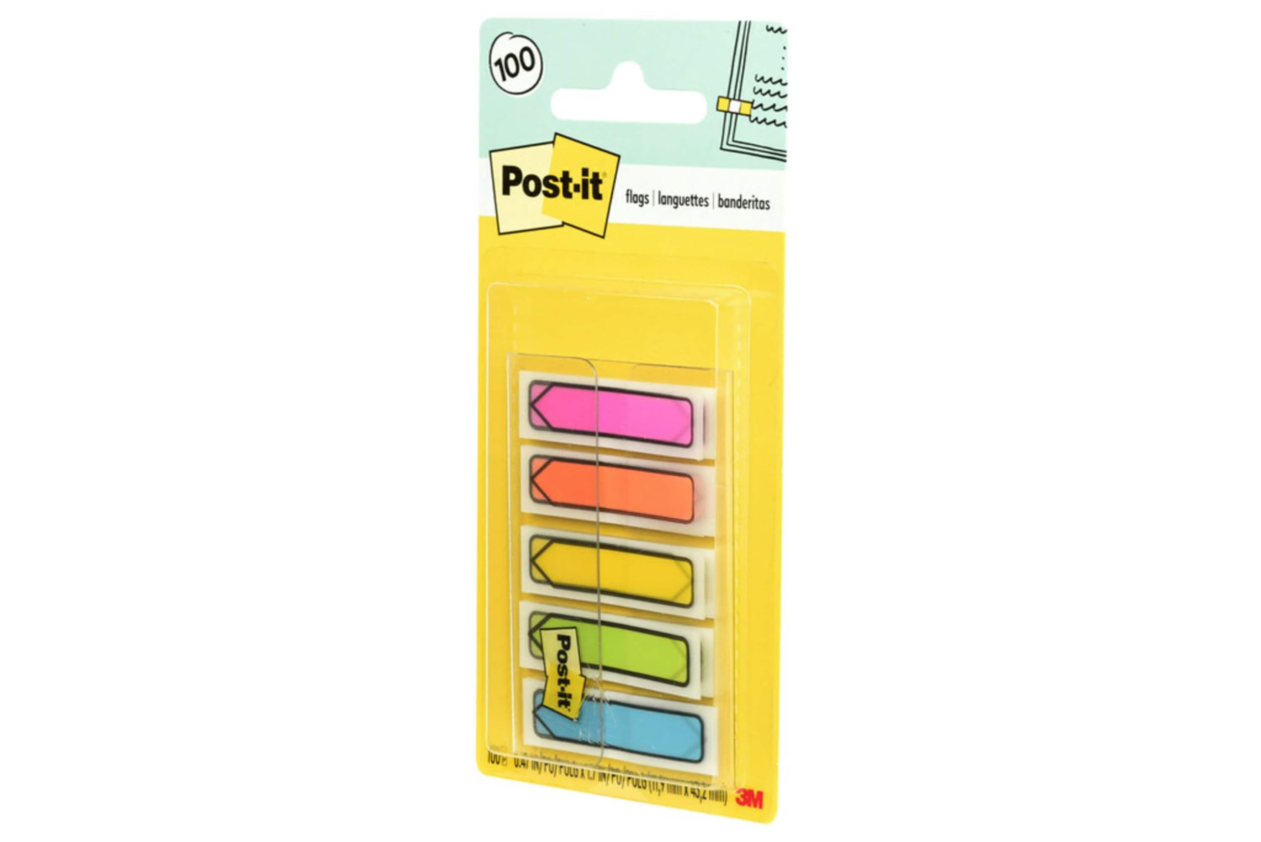 Foto 3 pulgar | Dispensador Post-it 100 de Arrow Flags Varios Colores - Venta Internacional