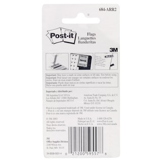Foto 3 | Dispensador Post-it 100 de Arrow Flags Varios Colores - Venta Internacional