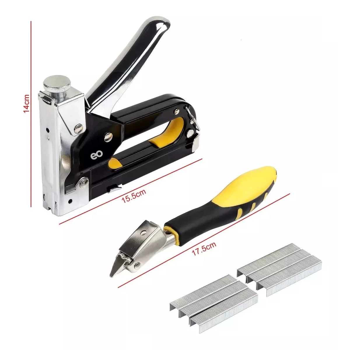 Foto 3 | Engrapadora Tipo Pistola Para Tapiceria Con 900 Grapas 3 En 1 Eo Safe Imports Esi-13132-1 Negro