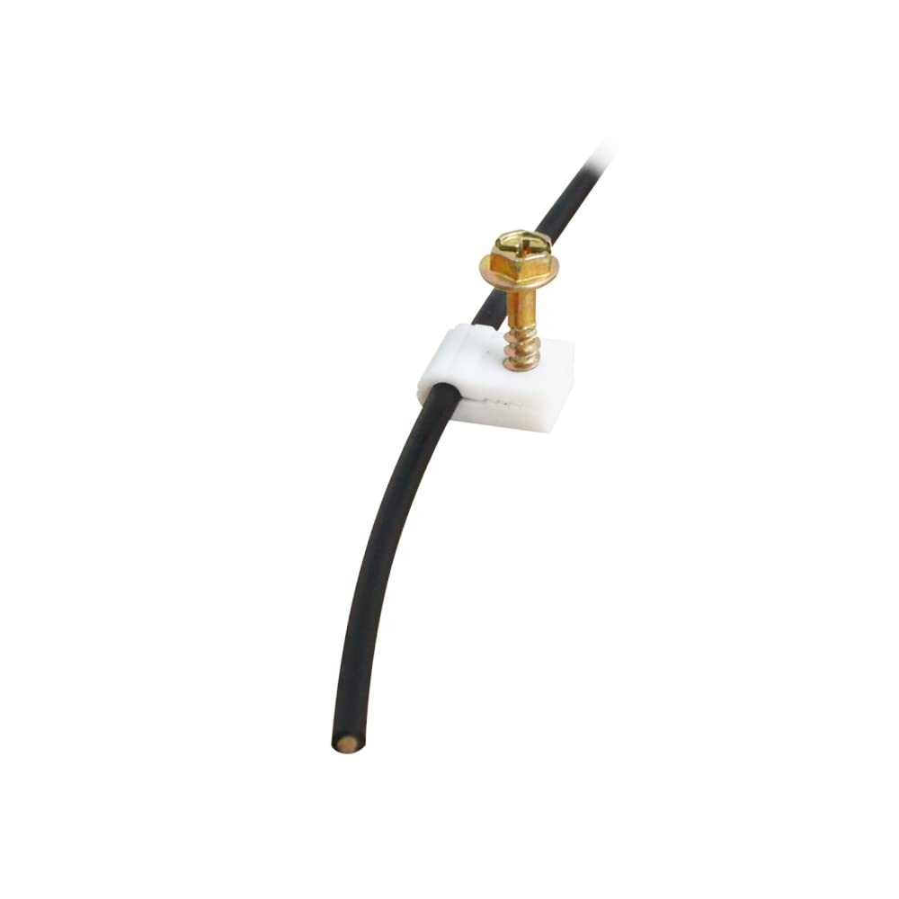 Foto 6 pulgar | Soporte Para Cables Coaxiales Steren, Blanco, 100 Unidades - Venta Internacional.