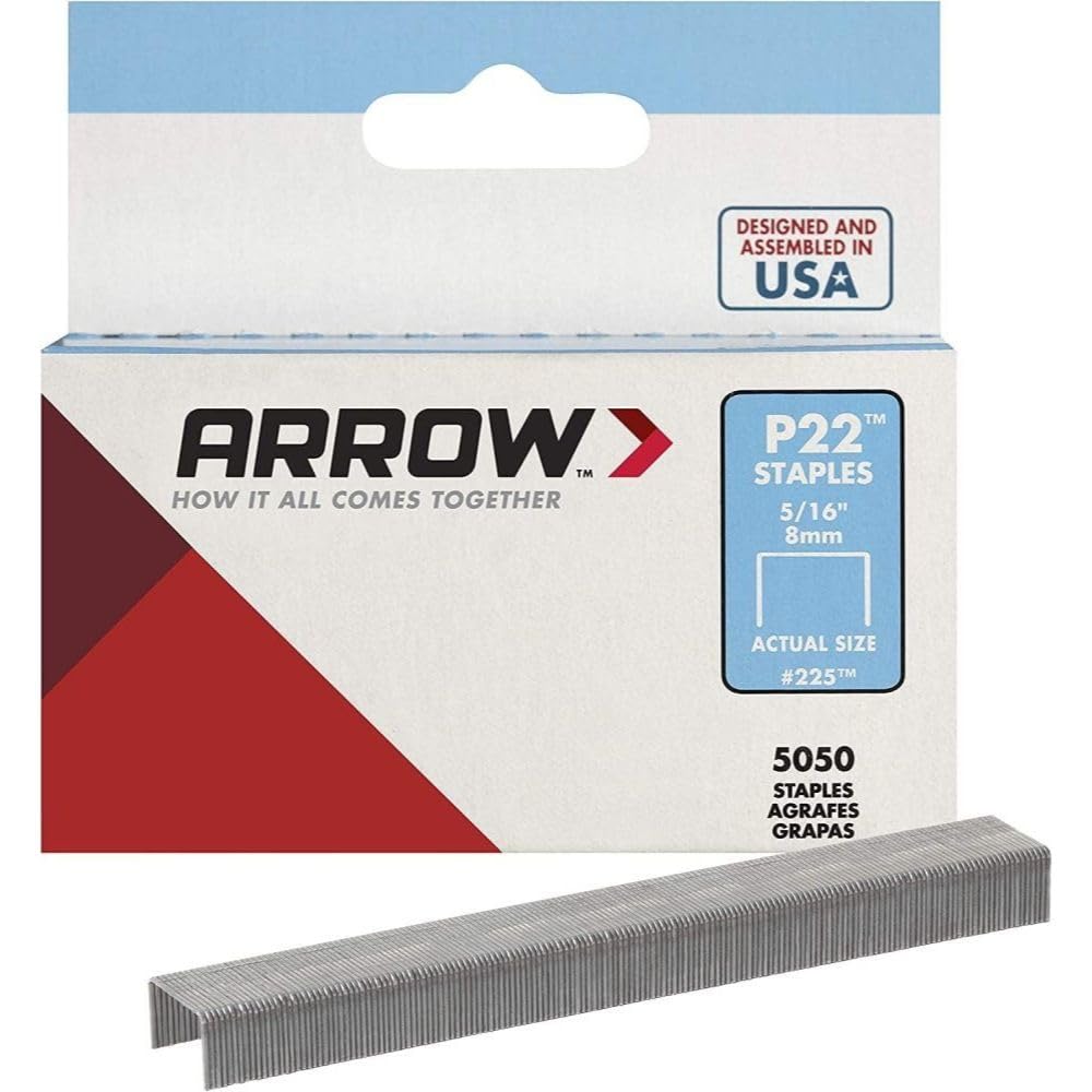 Staples Arrow Fastener P22 Serie 225, Corona Plana De 5/16 Pulgadas - Venta Internacional.
