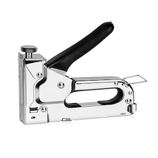 Foto 1 | Engrapadora Tipo Pistola Para Tapiceria Con 3000 Grapas Lab.g Plata Con Negro