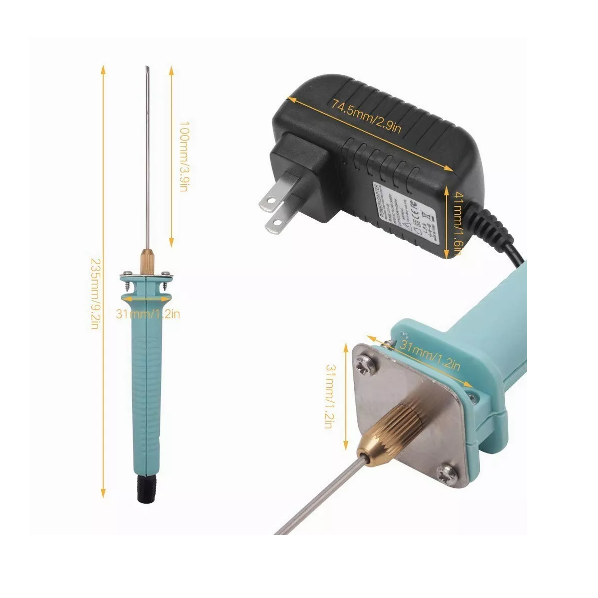 Foto 4 pulgar | Cortador Eléctrico Portátil para Unicel Cautín Eo Safe Imports Esi-11798 Multicolor
