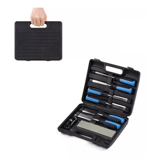 Foto 3 | Juego De Cinceles Formónes Carpintero Con Afilador Cuchilla Eo Safe Imports Esi-13338 Multicolor