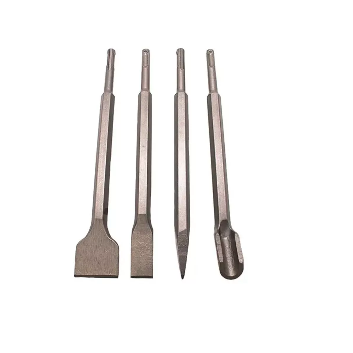 Foto 2 pulgar | Kit Cincel  Taladro Rotomartillo Concreto Gurbia 25cm 4pz Eo Safe Imports Esi-13339 Plata
