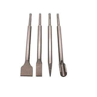 Foto 1 | Kit Cincel Taladro Rotomartillo Concreto Gurbia 25cm 4pz Eo Safe Imports Esi-13339 Plata