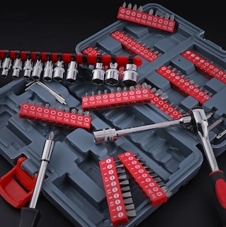 Foto 2 | Juego de Herramientas Mecánica Dados Kit 1/4 126pz