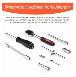 Foto 2 | Juego Herramientas Mecánicas Dados 53pc Eo Safe Imports Esi-2855 Naranja