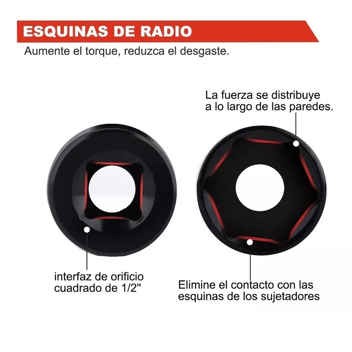 Foto 6 pulgar | Juego de Dados de Impacto de Aire Herramientas 1/2 Eo Safe Imports Esi-6609 color Negro 35 Piezas