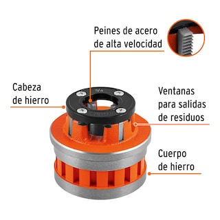 Foto 2 | Dado 3/4' para Tarrajas Truper Expert T-852x